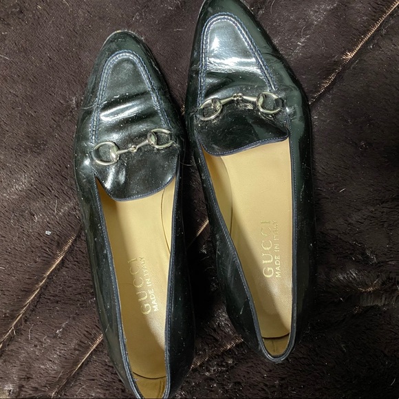 Gucci patent black leather 101-4249 pumps/heels - Picture 3 of 4